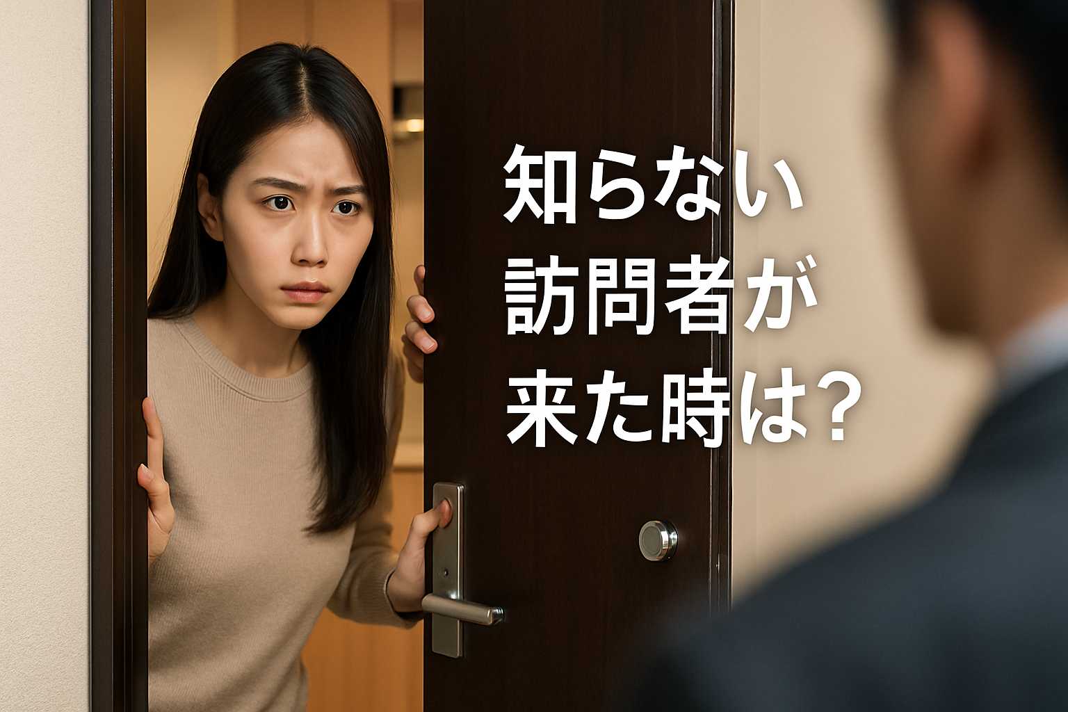【女性の一人暮らし】知らない訪問者が来た時のおすすめ対処法はコレ！